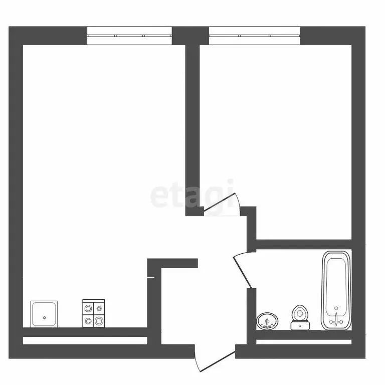 1-комнатная квартира: Тюмень, улица Николая Машарова, 4 (39.1 м) - Фото 1