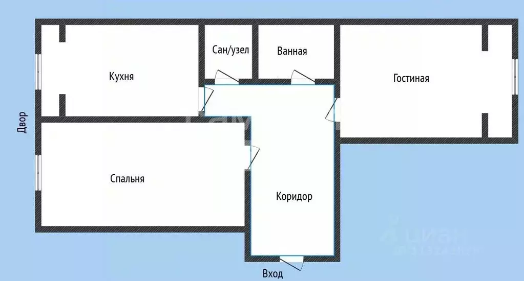2-к кв. Дагестан, Махачкала ул. Героев Дагестана, 18 (58.0 м) - Фото 2