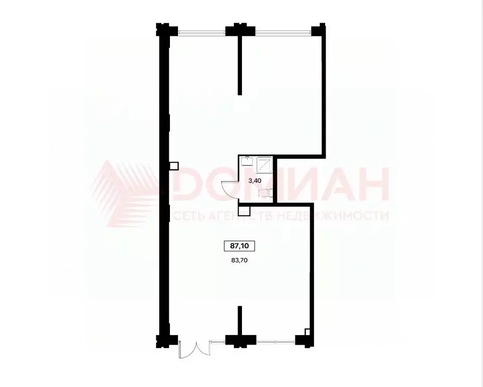 Помещение свободного назначения в Ростовская область, Ростов-на-Дону ... - Фото 1