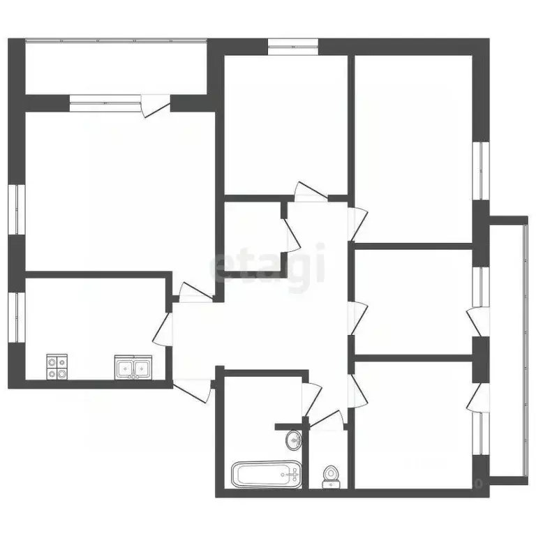 Комната Тюменская область, Тюмень ул. Червишевский Тракт, 15/3 (20.5 ... - Фото 2