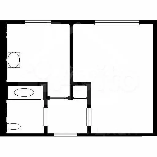 1-к. квартира, 30 м, 5/5 эт. - Фото 0