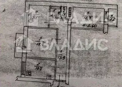 2-к кв. Ростовская область, Ростов-на-Дону ул. Шеболдаева, 4к4 (70.4 ... - Фото 2