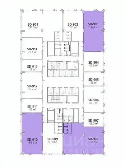 Помещение свободного назначения в Москва Дмитровский проезд, вл1Г (136 ... - Фото 2