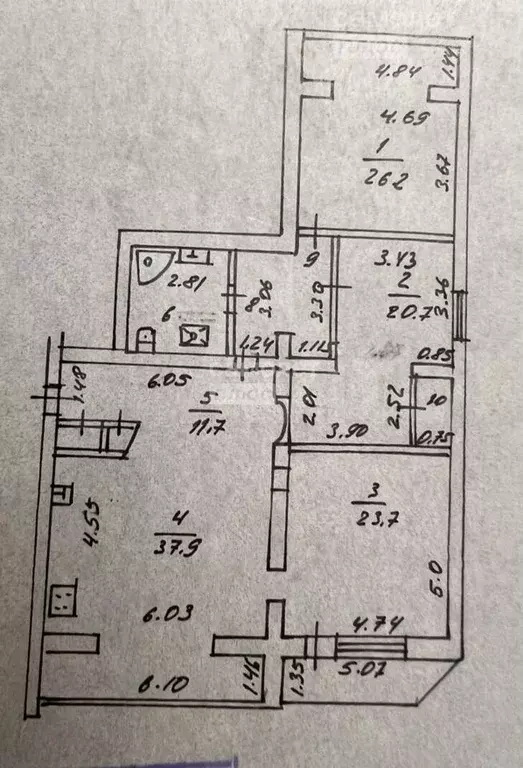 3-к. квартира, 150 м, 8/9 эт. - Фото 0