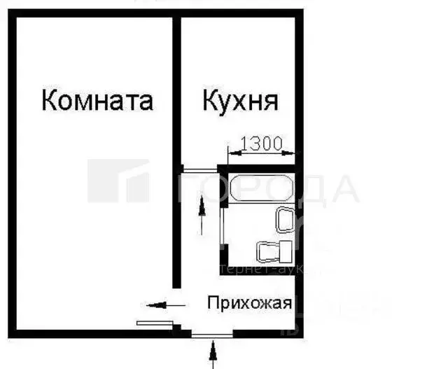 1-к кв. Алтайский край, Барнаул ул. Георгия Исакова, 149 (30.5 м) - Фото 2