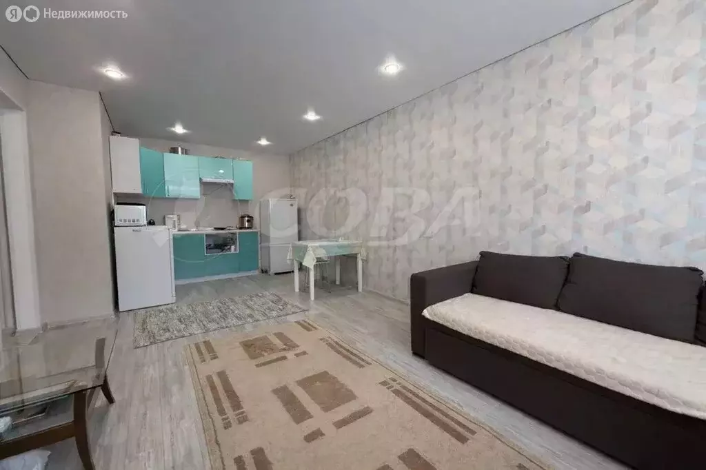 1-комнатная квартира: Тюменский муниципальный округ, посёлок ... - Фото 1