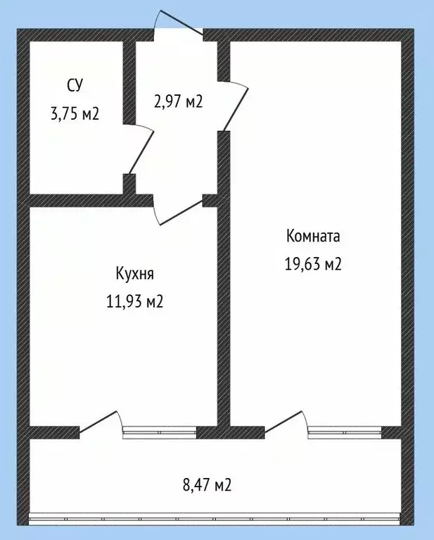 1-к кв. Краснодарский край, Краснодар ул. Карякина, 17 (36.7 м) - Фото 1