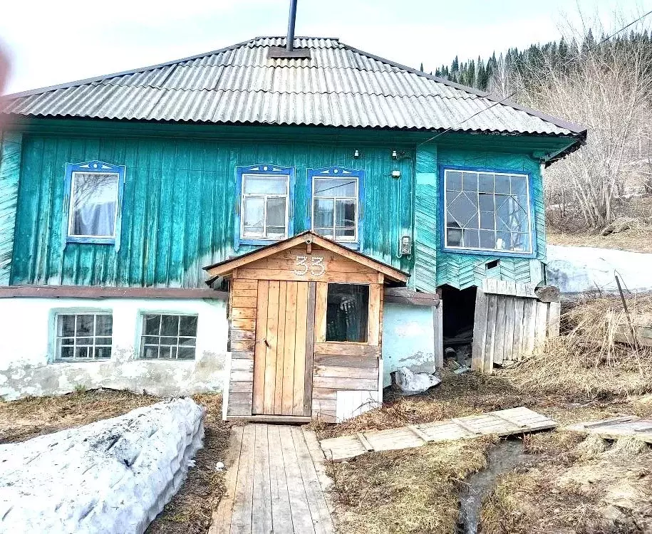 Дом в Кемеровская область, Таштагол Шахтерская ул., 33 (55 м) - Фото 1