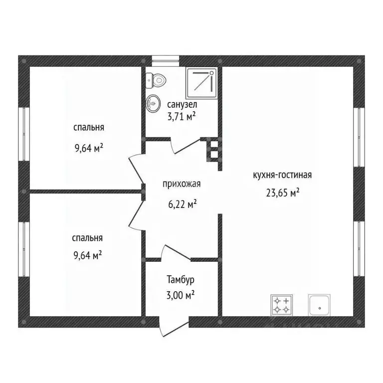 Дом в Башкортостан, Уфимский район, Русско-Юрмашский сельсовет, с. ... - Фото 1