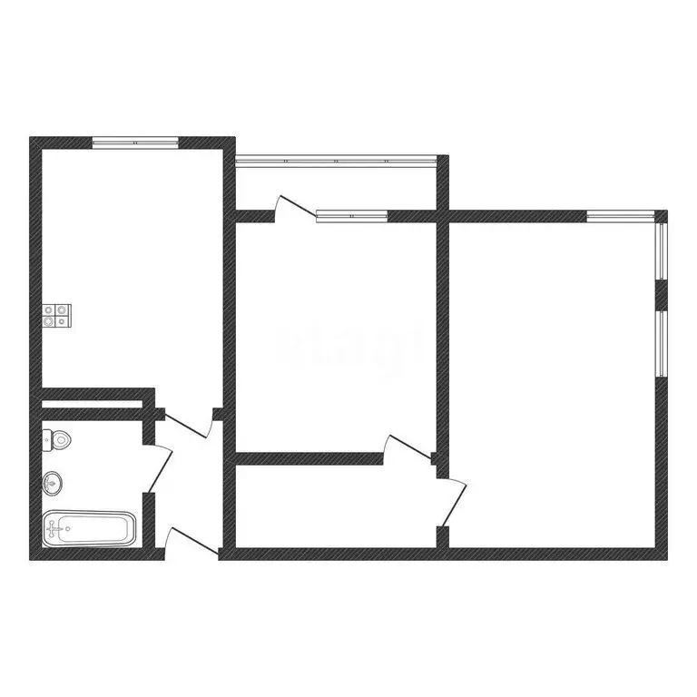 2-комнатная квартира: Черкесск, Новая улица, 11 (68.8 м) - Фото 2