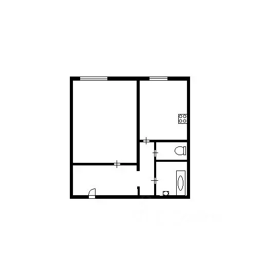 1-к кв. Новосибирская область, Новосибирск Троллейная ул., 41 (40.0 м) - Фото 1