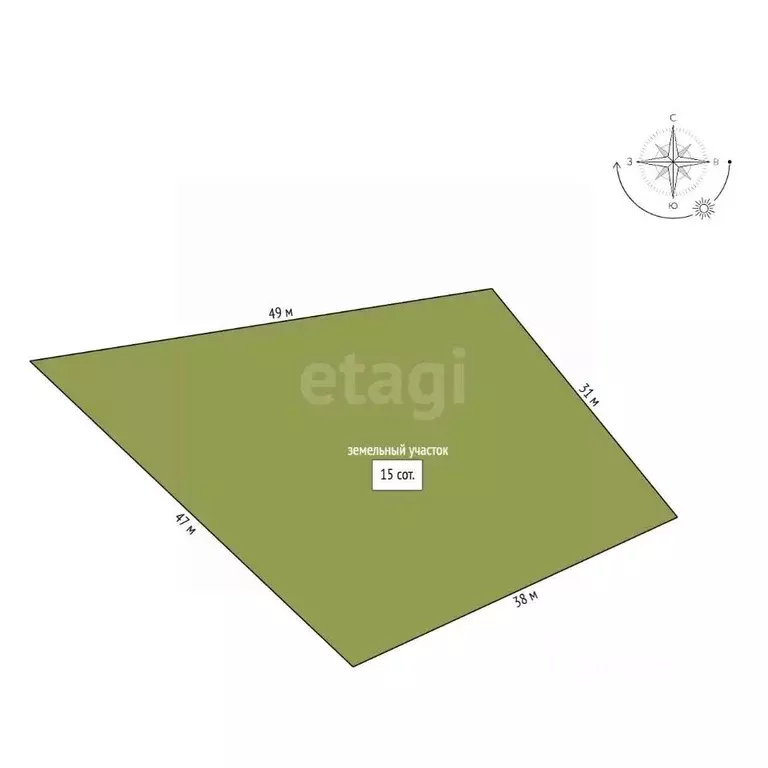 Участок в Амурская область, Благовещенск Левобережье тер.,  (15.0 ... - Фото 2