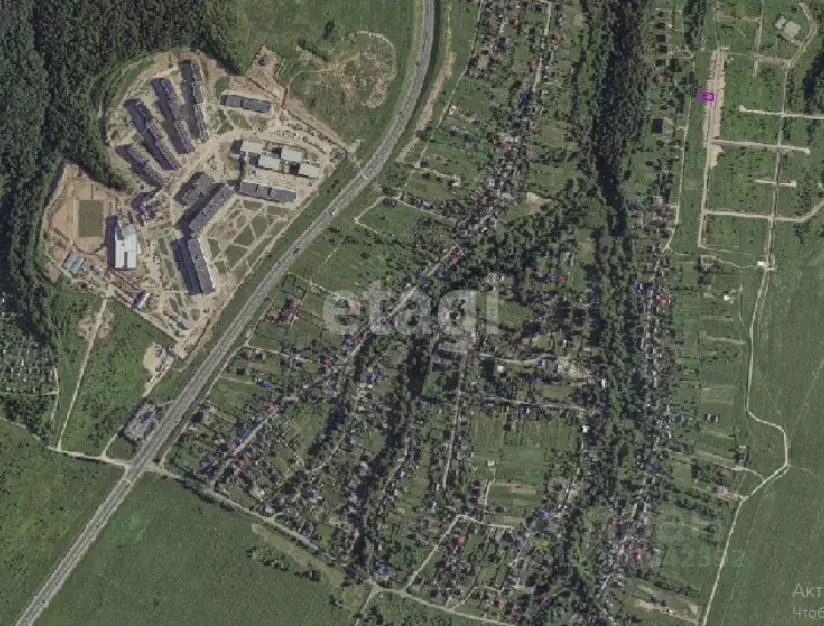 Участок в Калужская область, Калуга городской округ, д. Тинино ул. ... - Фото 1