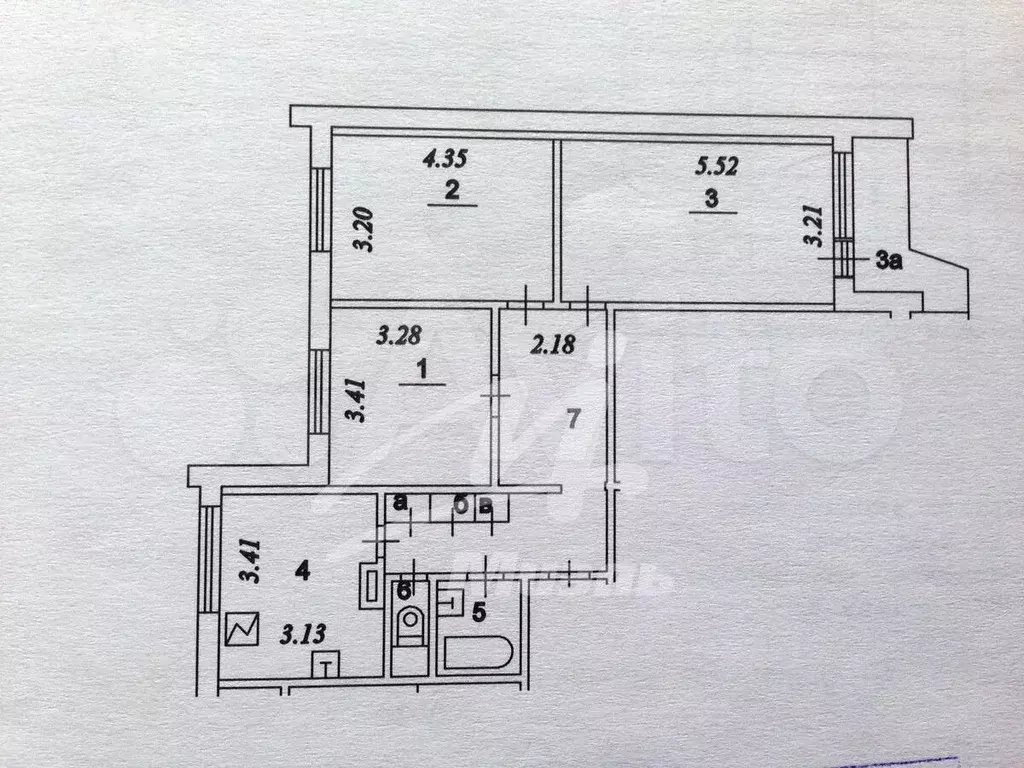 3-к. квартира, 73,1 м, 11/17 эт. - Фото 0