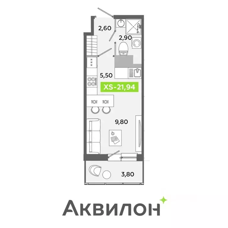 Студия Ленинградская область, Всеволожский район, Заневское городское ... - Фото 0