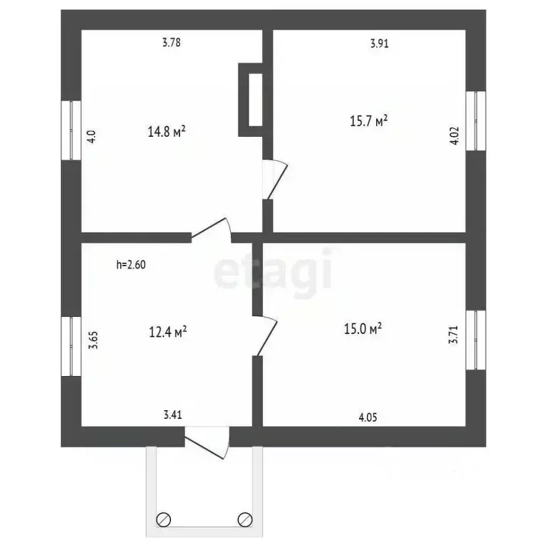 Дом в Крым, Джанкойский район, Стальненское с/пос, с. Многоводное ул. ... - Фото 2