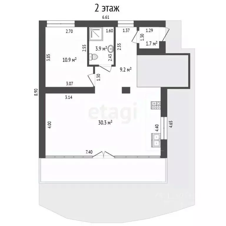 Дом в Крым, Евпатория ул. Революции, 7к1 (220 м) - Фото 2