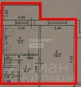 1-к кв. Липецкая область, Липецк ул. Бунина, 22 (36.9 м) - Фото 2