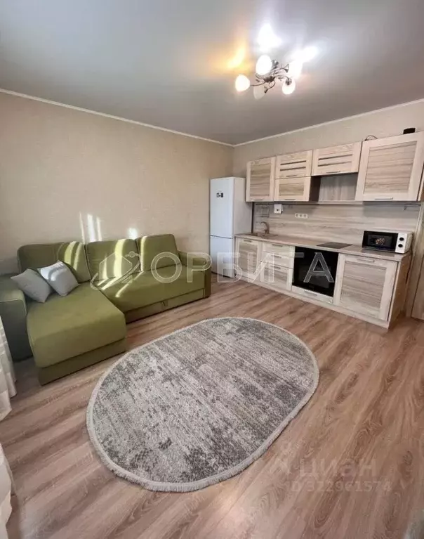 1-к кв. Тюменская область, Тюмень Тарманы мкр, ул. Маршака, 5 (35.5 м) - Фото 1