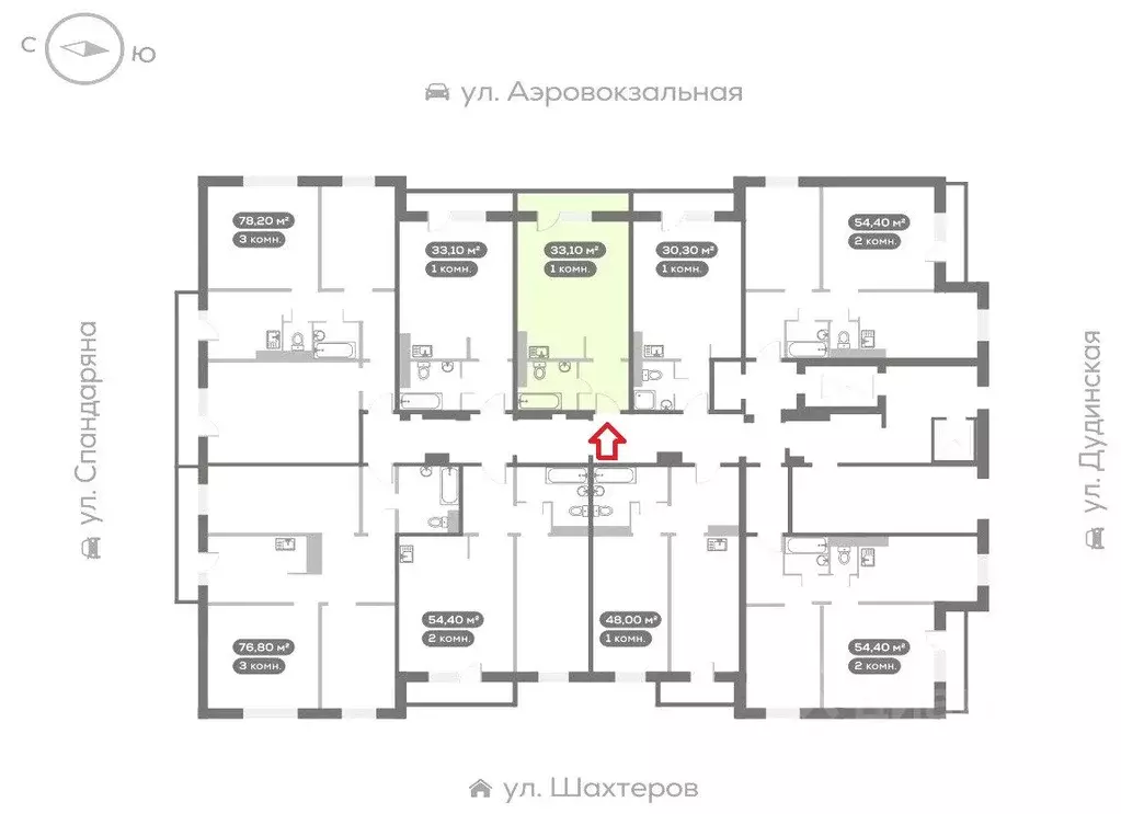 Комната Красноярский край, Красноярск ул. Спандаряна, 1Б (19.4 м) - Фото 0