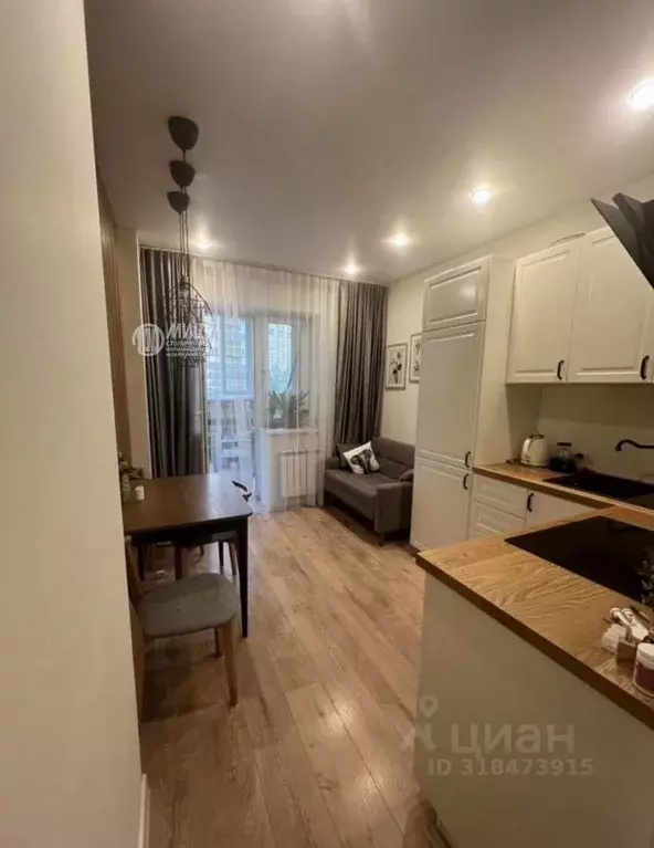 Квартира, 1 комната, 39.1 м - Фото 0