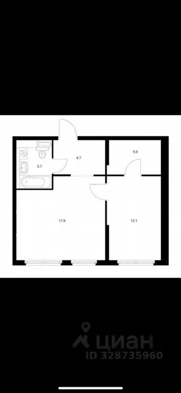 1-к кв. Ленинградская область, Всеволожский район, Заневское городское ... - Фото 1
