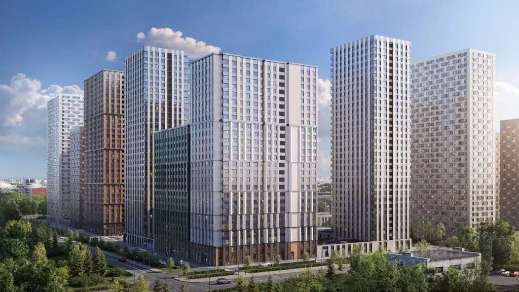 2-к кв. Москва Русич Кантемировский жилой комплекс (52.0 м) - Фото 1