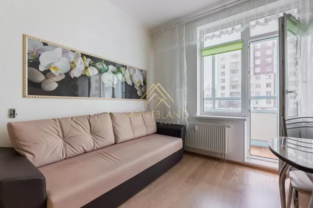 1-к кв. Санкт-Петербург аллея Арцеуловская, 23к1 (38.0 м) - Фото 1