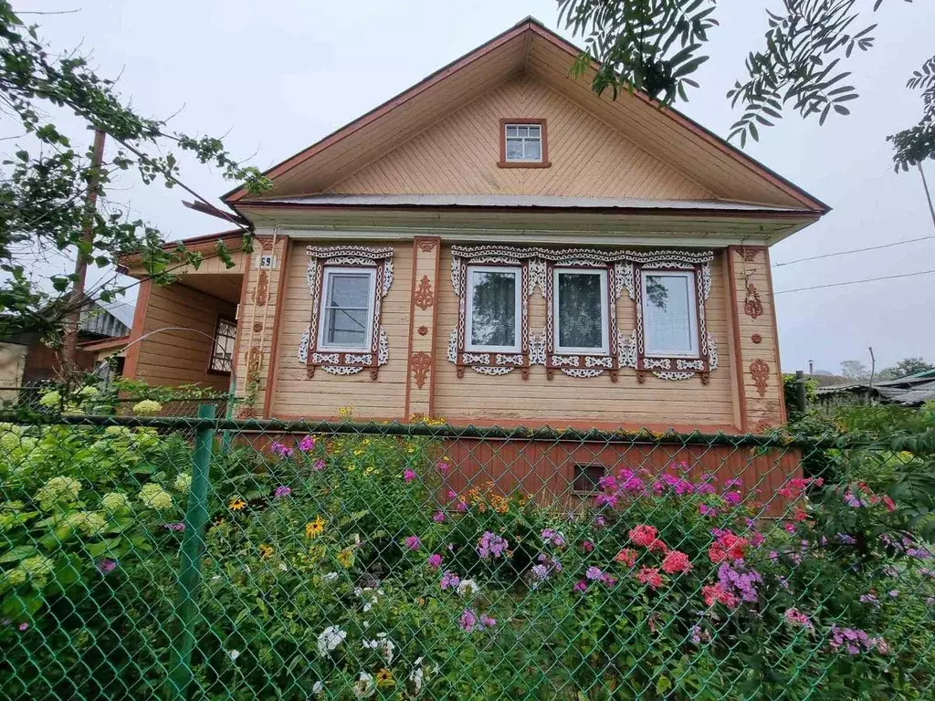 Дом в Нижегородская область, Чкаловск городской округ, с. Пурех  (53 ... - Фото 0