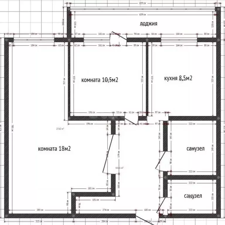 2-к кв. Приморский край, Владивосток ул. Давыдова, 35 (45.8 м) - Фото 1
