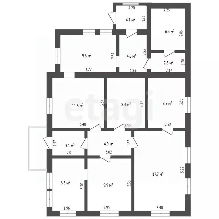 Дом в Татарстан, Альметьевск ул. Зай, 46 (108 м) - Фото 2