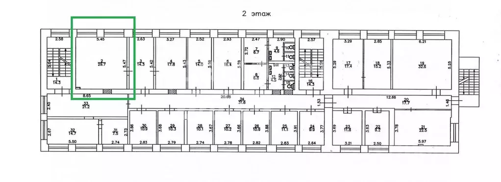 Офис в Пермский край, Пермь Бригадирская ул., 26 (30 м) - Фото 2