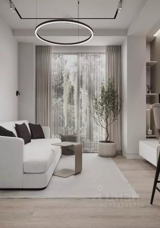 Студия Краснодарский край, Сочи Виноградная ул., 89кв1 (29.5 м) - Фото 1