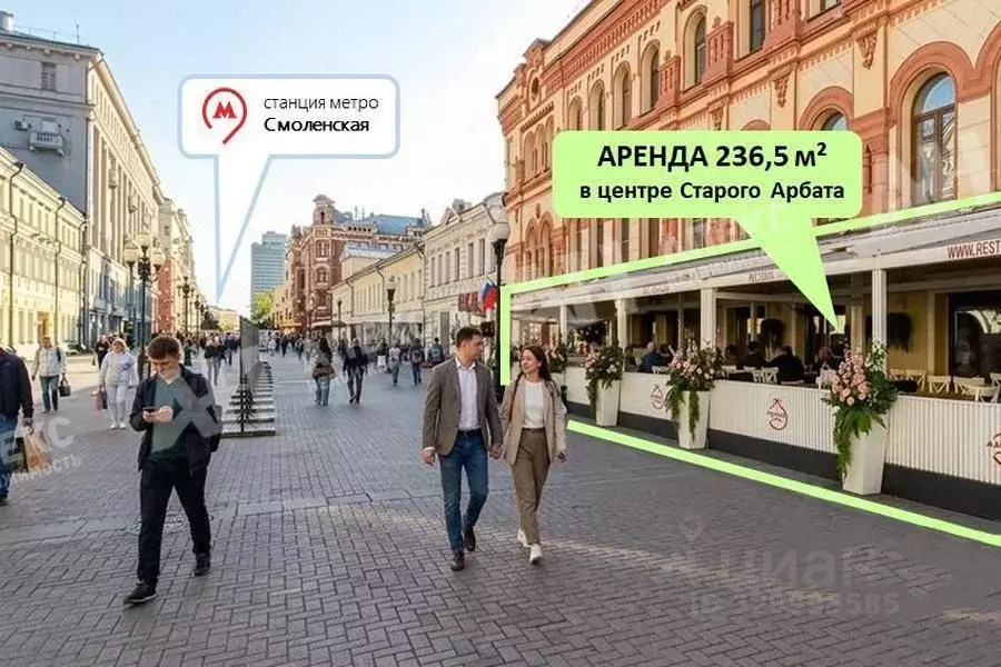 Помещение свободного назначения в Москва ул. Арбат, 32 (237 м) - Фото 2
