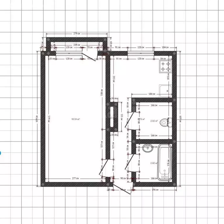 1-комнатная квартира: Ангарск, 17-й микрорайон, 14 (34 м) - Фото 1