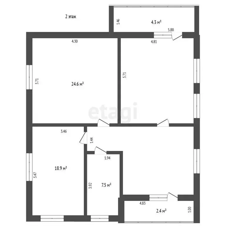 Дом в село Михалёво, Советская улица (400 м) - Фото 1
