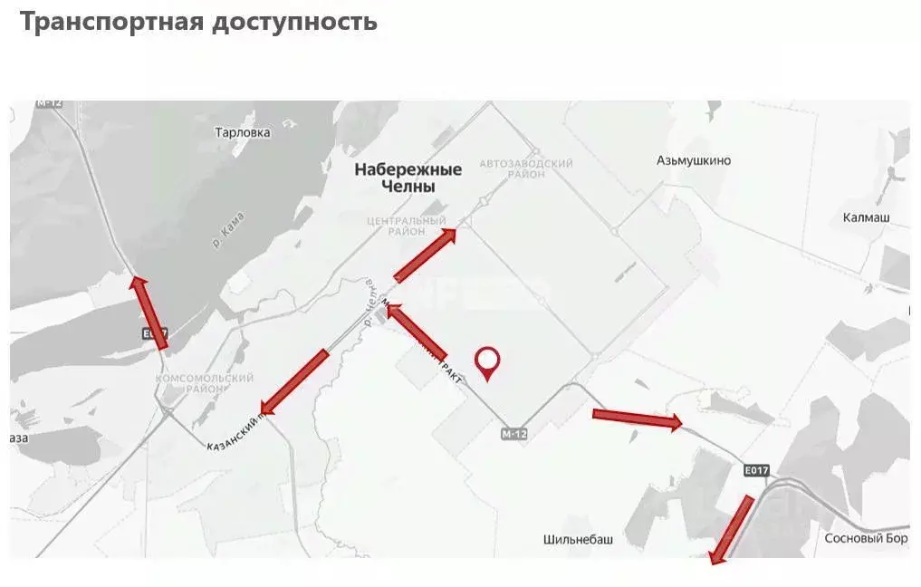 Склад в Татарстан, Набережные Челны проезд Линейный, 8/1 (9000 м) - Фото 2