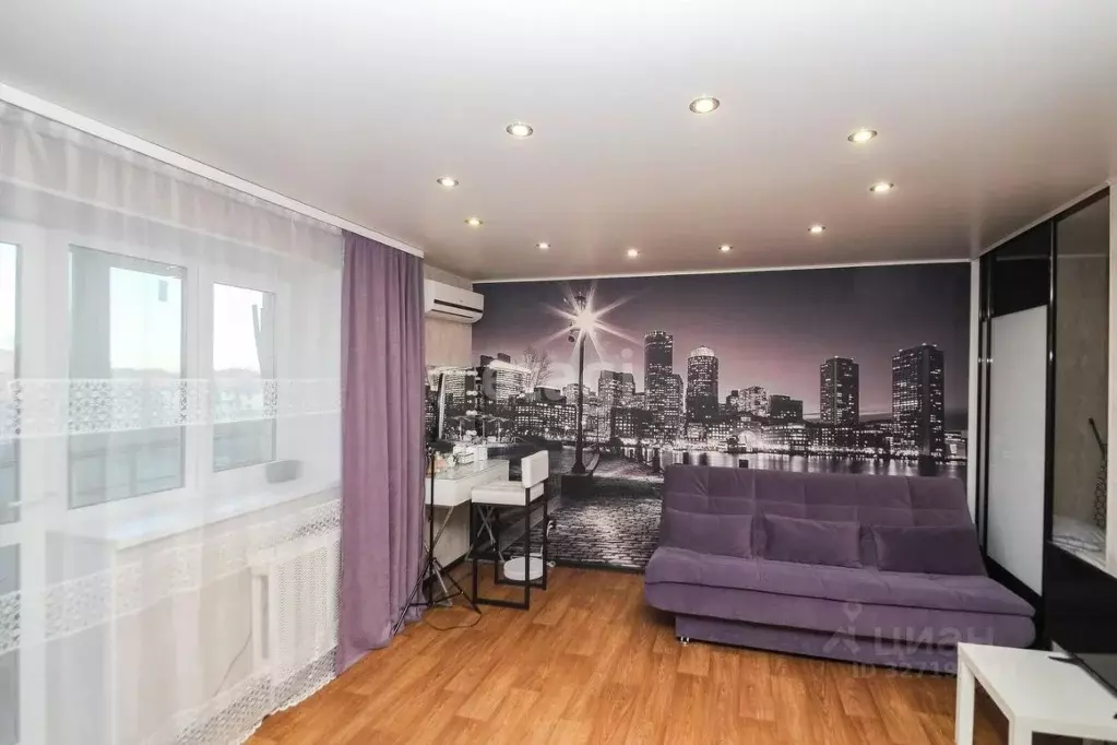 Студия Тюменская область, Тюмень Микрорайон мыс, ул. Судоремонтная, ... - Фото 1