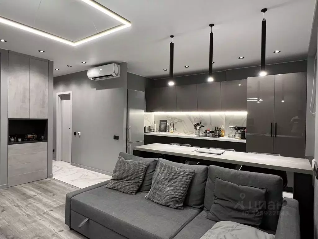 Студия Москва Мукомольный проезд, 2 (43.0 м) - Фото 2