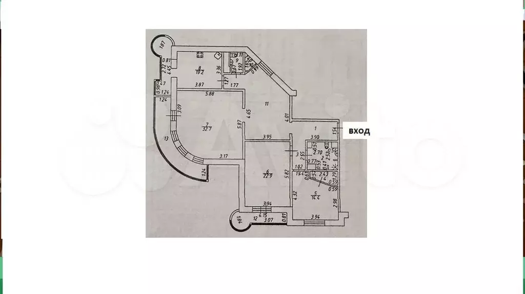 3-к. квартира, 113 м, 15/17 эт. - Фото 0