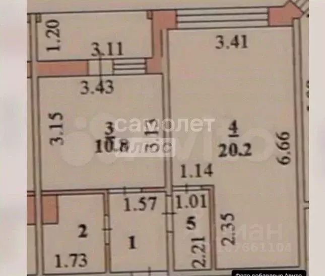 1-к кв. Липецкая область, Липецк ул. Бунина, 11 (40.0 м) - Фото 2