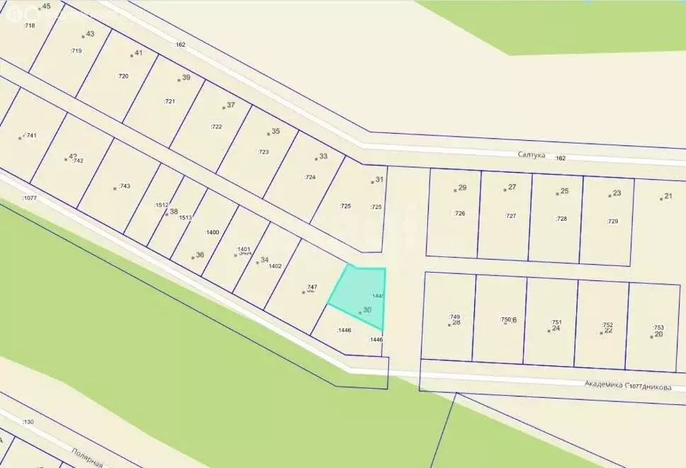 Участок в Березняки, улица имени академика А.П. Окладникова (9.5 м) - Фото 2