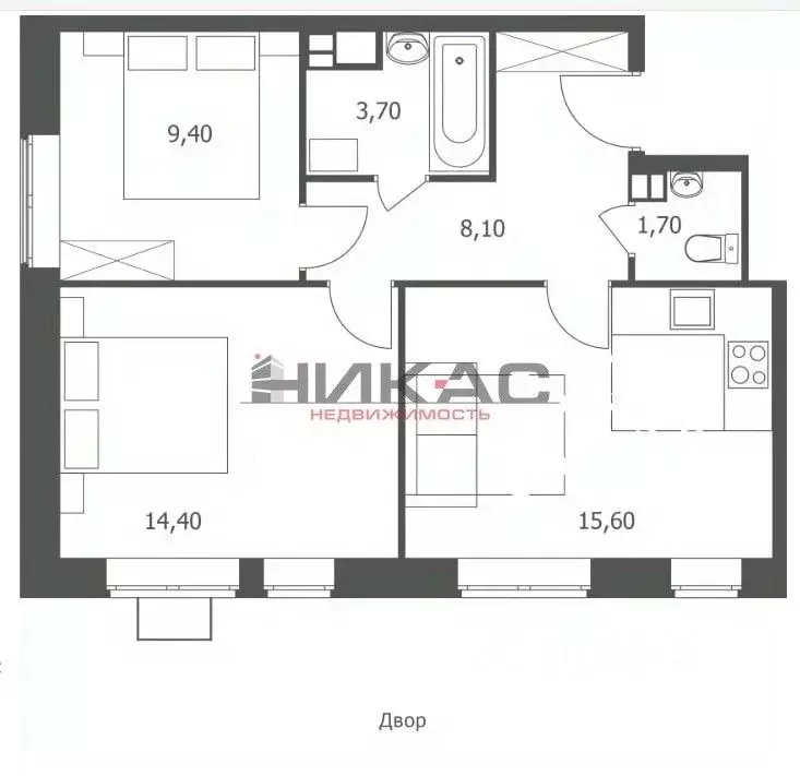 2-к кв. Ярославская область, Ярославль ул. Большая Октябрьская, 85 ... - Фото 1