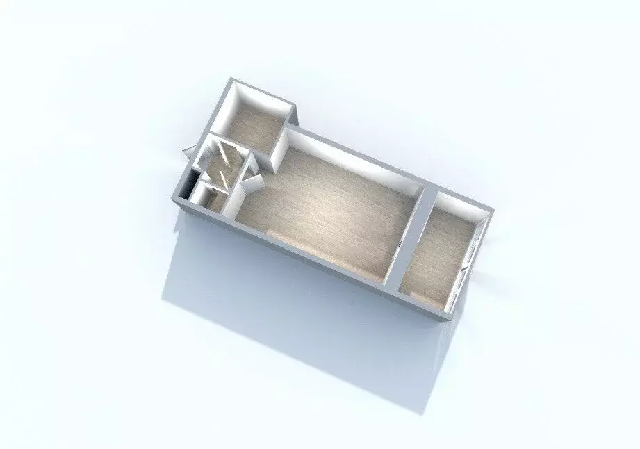 Квартира-студия: Тюмень, улица Бабарынка, 16А (12.7 м) - Фото 2