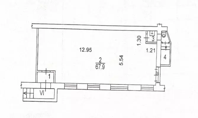 Помещение свободного назначения в Москва Минская ул., 12 (75 м) - Фото 1