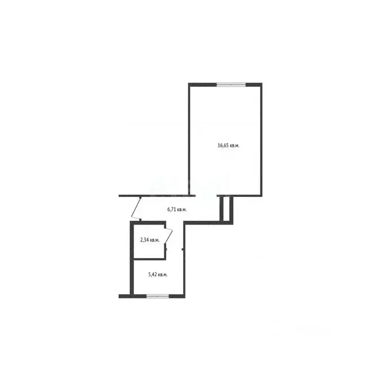 1-к кв. Белгородская область, Губкинский городской округ, пос. ... - Фото 2