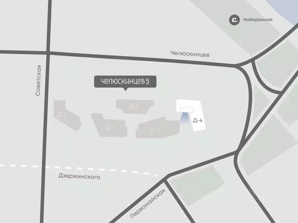 3-к кв. Тюменская область, Тюмень Челюскинцев 5 жилой комплекс (89.8 ... - Фото 2