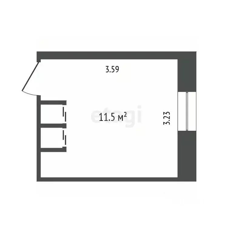 Комната Вологодская область, Череповец Комсомольская ул., 4 (11.5 м) - Фото 2