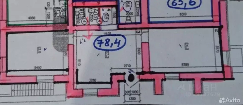 Торговая площадь в Самарская область, Самара ул. Гастелло, 44 (78 м) - Фото 2