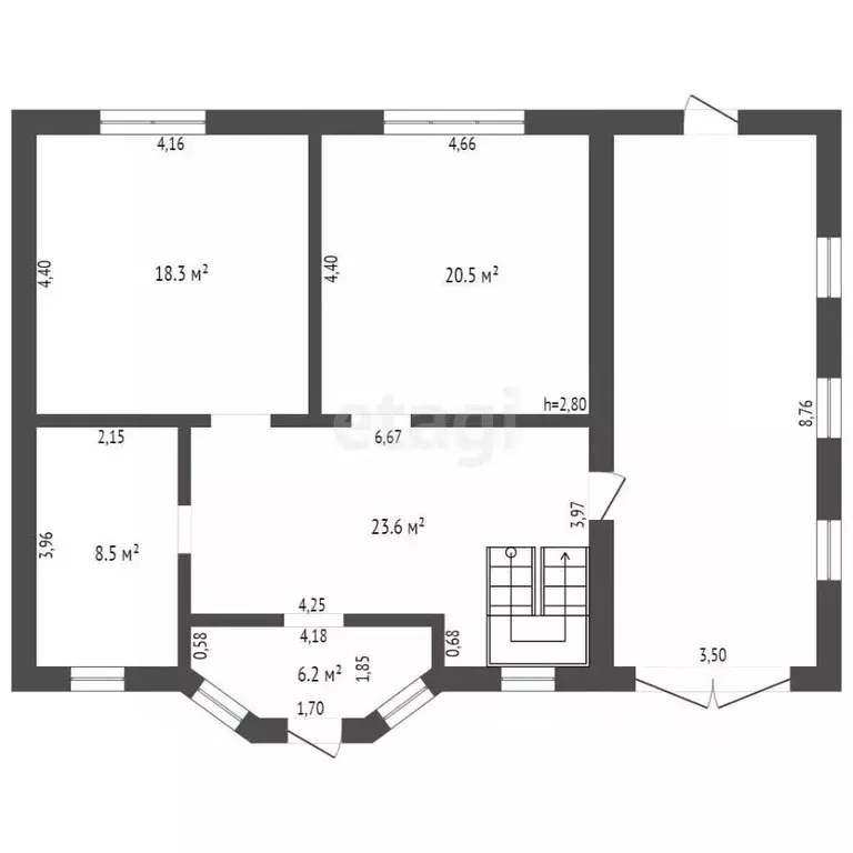 Дом в Брянская область, Брянск ул. Цюрупы, 133 (182 м) - Фото 1